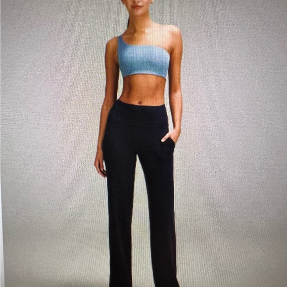 NWT Lululemon Align High Rise Wide Leg Pant Navy Size 4- 33” length - Picture 2 of 8